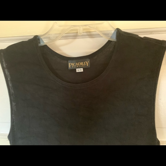 Lightweight Black Dress by Pickadilly size M - Picture 3 of 5